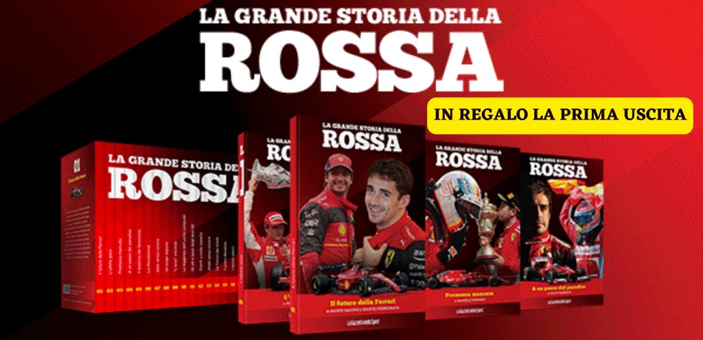 Acquista La Gazzetta dello Sport il 3 marzo e ricevi in omaggio il primo volume della nuova collana dedicata alla storia della Ferrari.