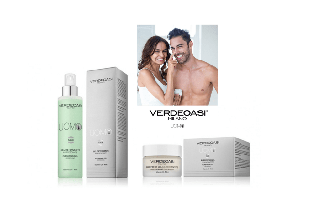 Diventa tester e ricevi gratis un kit di prodotti VerdeOasi Milano Uomo.