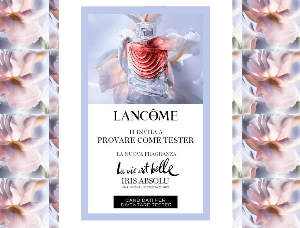 Diventa tester del profumo ” La vie est belle ” di Lancôme.