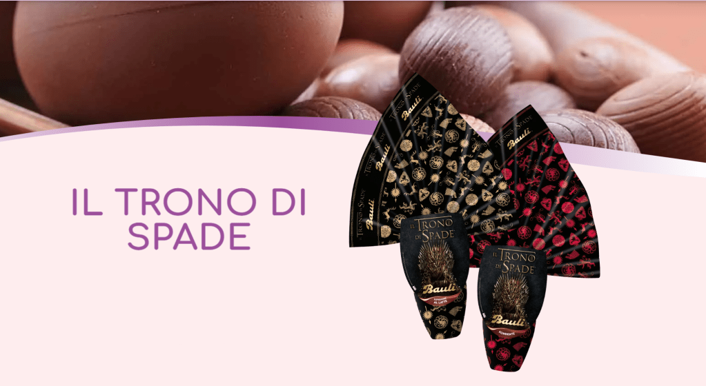 Arriva il nuovo uovo di Pasqua Bauli ispirato alla serie tv Il trono di spade!