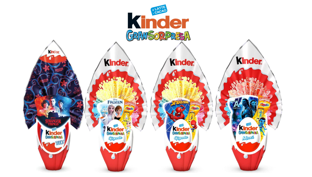 Tornano le uova di Pasqua Kinder!