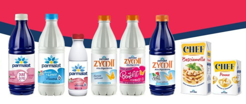 Ricevi il rimborso dei prodotti Parmalat, zymil e Chef!