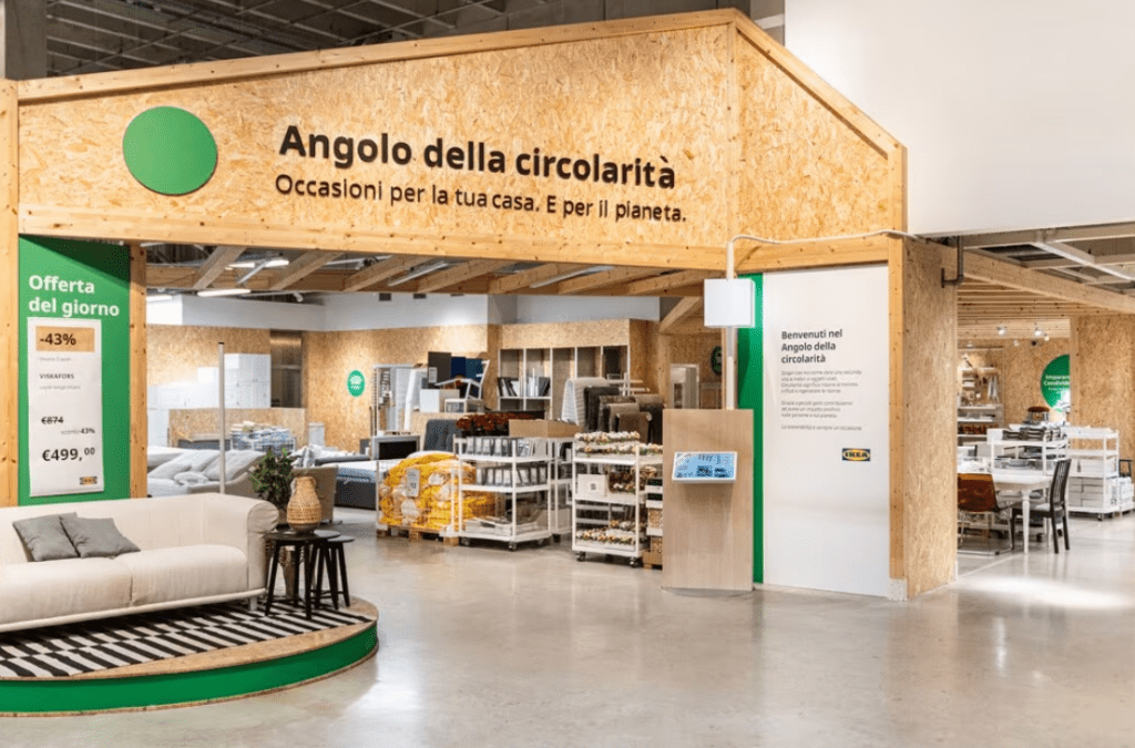 Ikea ti regala un buono di 25€ se spendi 25€ nell’angolo della circolarità.