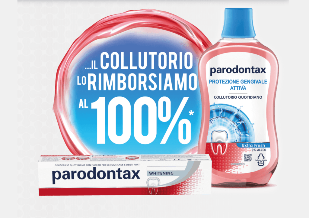 Ricevi il collutorio Parodontax gratis!!