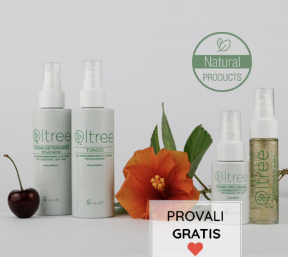 Richiedi un kit di campione omaggio dei trattamenti viso Oltree!!