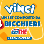 Estathé: vinci ogni ora un set di 4 bicchieri Estathé!