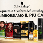 Operazione cashback Schwarzkopf, Richiedi il tuo rimborso e prova a vincere una gift card da 500€ !!