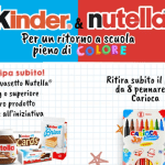 Kinder e Nutella: vinci una scatola di pennarelli!