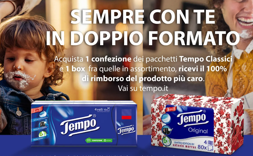 Cashback Tempo: Richiedi il 100% di rimborso!