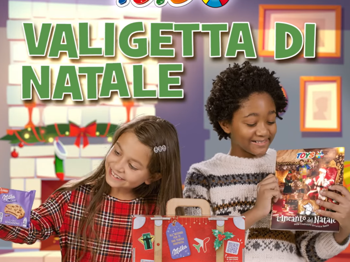 Toys Center ti regala una valigetta con Milka e catalogo di NataleToys!