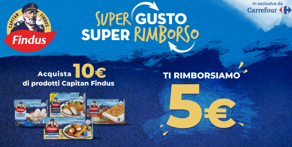 Findus: scopri come ricevere il rimborso sui tuoi prodotti preferiti