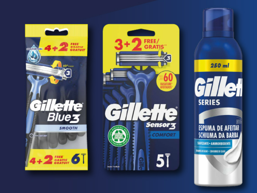 Gillette ti rimborsa il 100% su 3 prodotti!