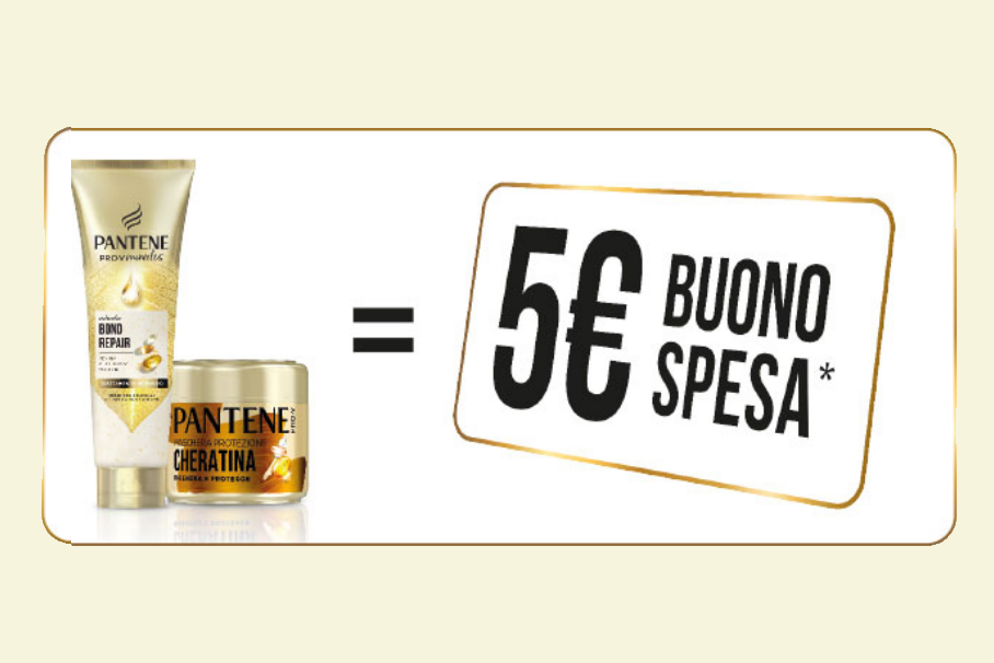 Con Pantene ricevi un buono sconto Conad di 5€!