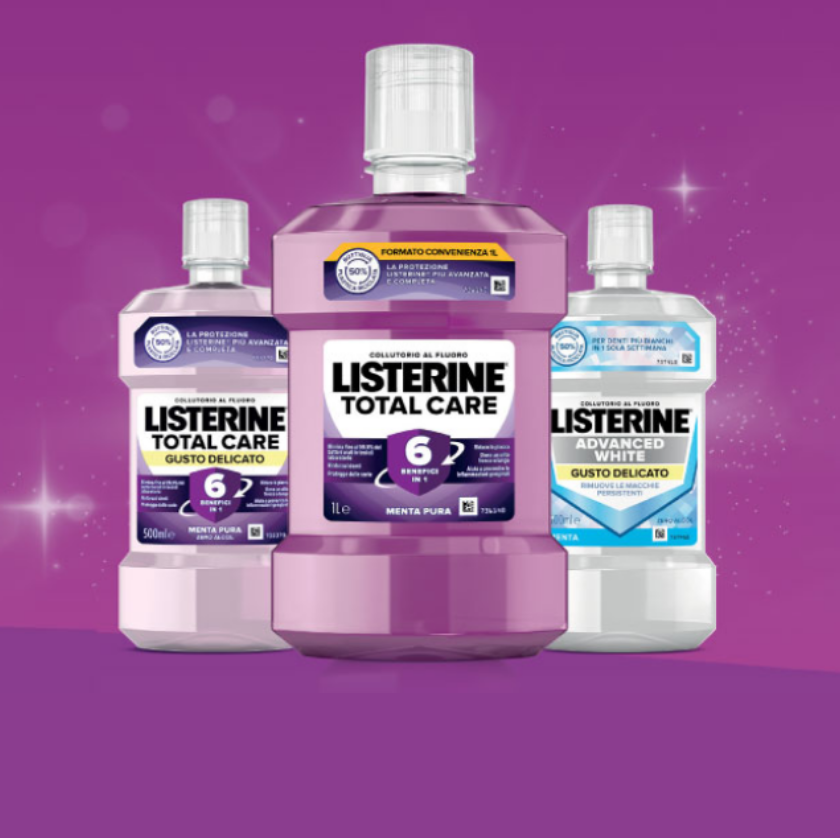 100% di rimborso Listerine scopri come averlo!