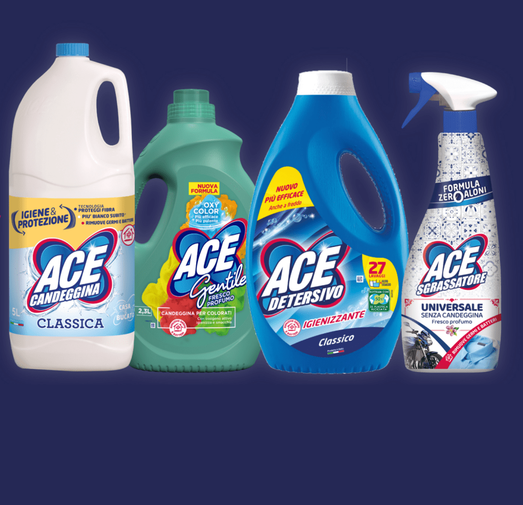 Ricevi il rimborso di 5€ sui prodotti ACE!!