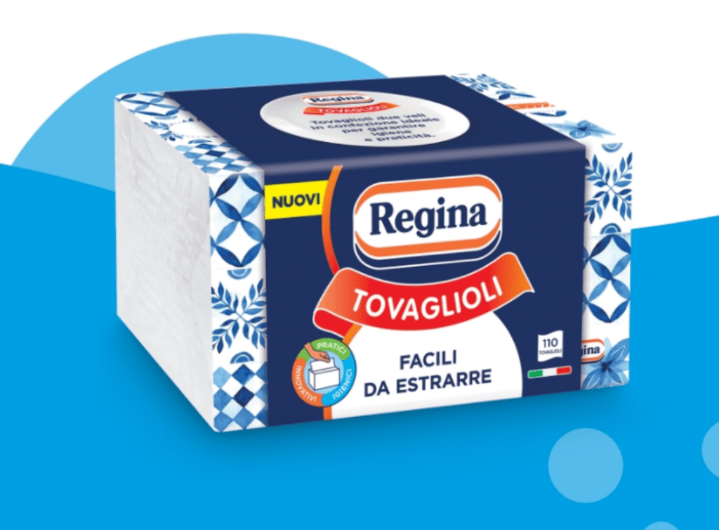 Buono sconto Tovaglioli Regina da 1 euro!