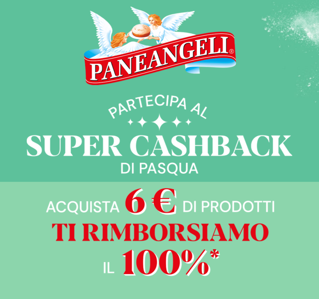 Cashback Paneangeli, acquista 6€ di prodotti e ricevi il rimborso!!