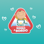 Pampers ti regala l’adesivo “Bimbo a Bordo”