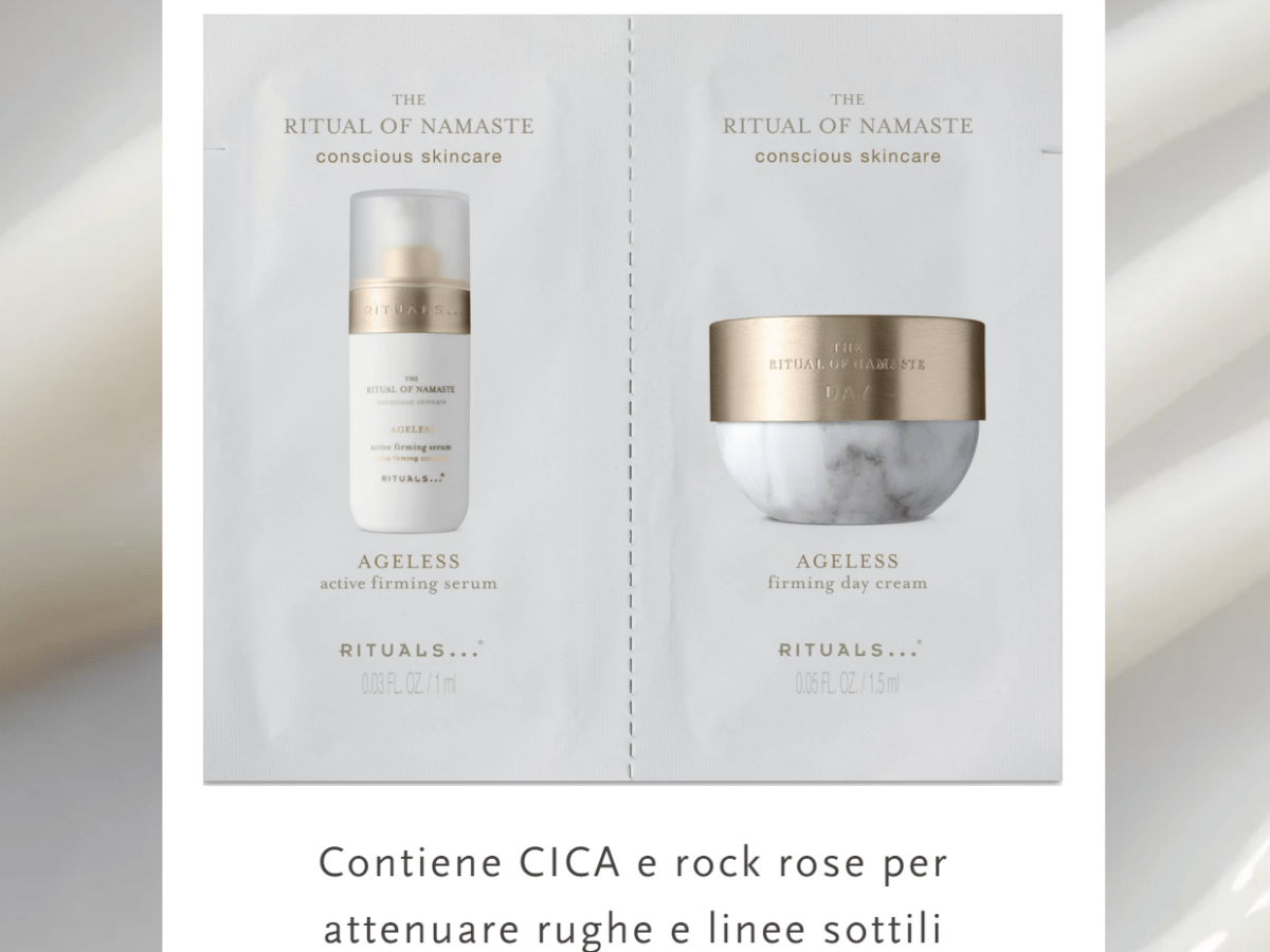 Rituals, ricevi campioni omaggio siero e crema viso!