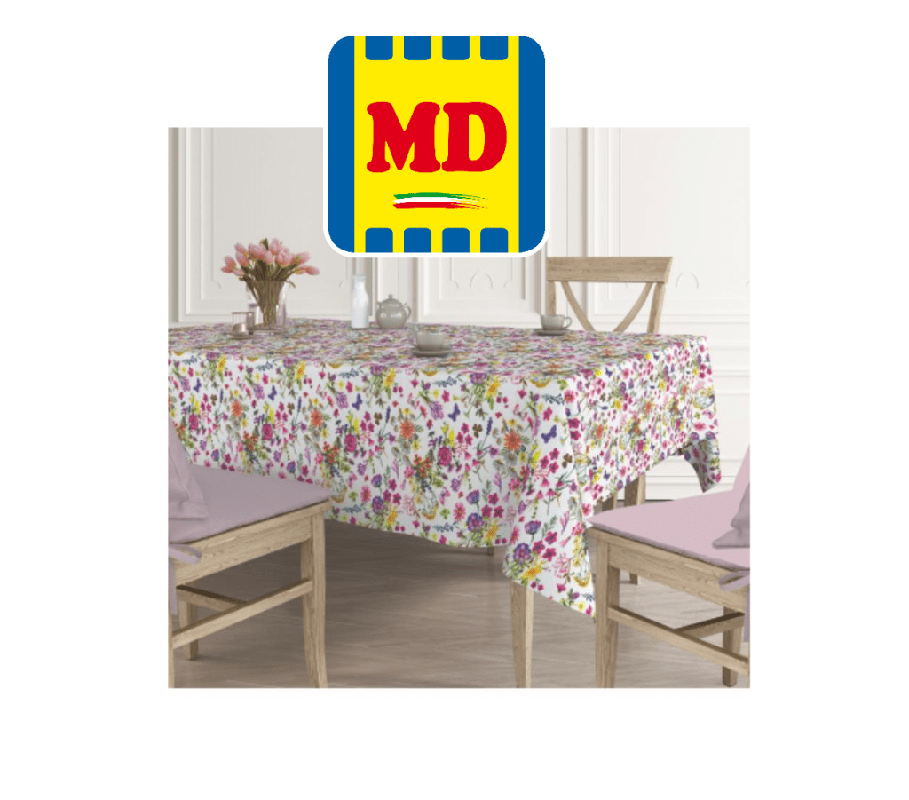 Da MD ricevi una Tovaglia 12 posti a soli 2,00€!!