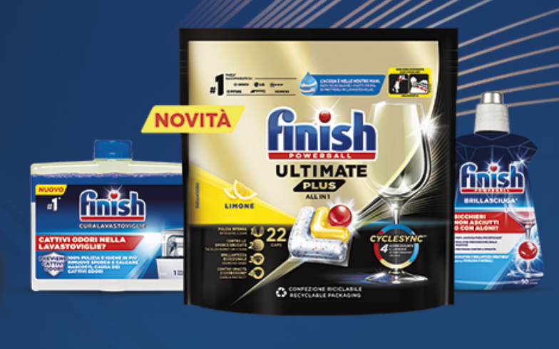 Finish, nuovo cashback del 50%!!