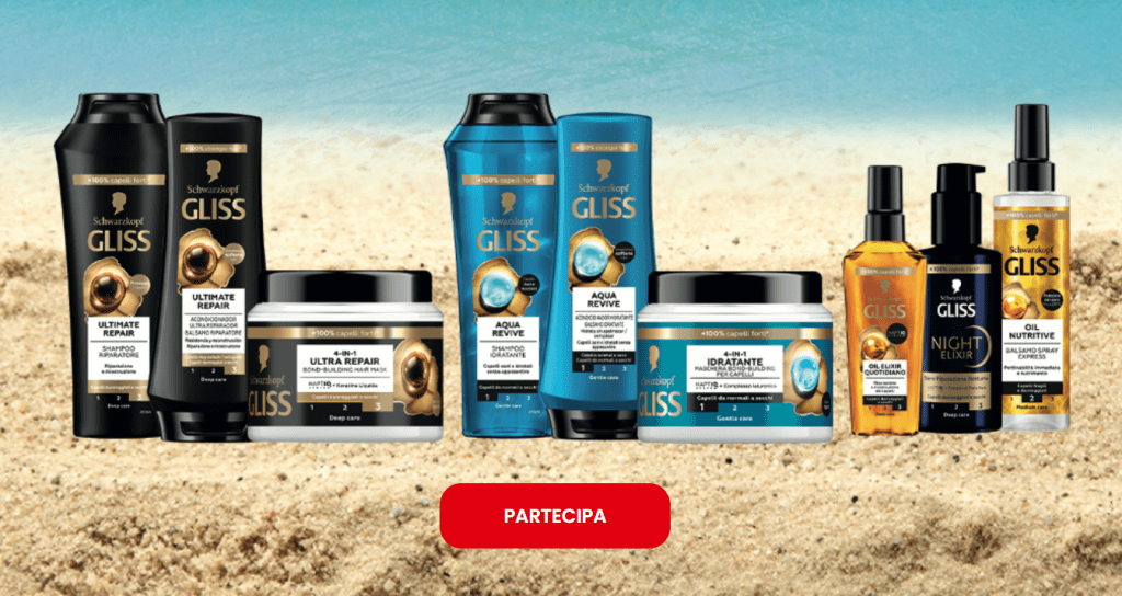 Operazione cashback Gliss, Richiedi il tuo rimborso!!