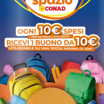 Negli Ipermercati Spazio Conad: Ricevi un Buono Spesa di 10€ per ogni Acquisto di 10€ in Materiali Scolastici!