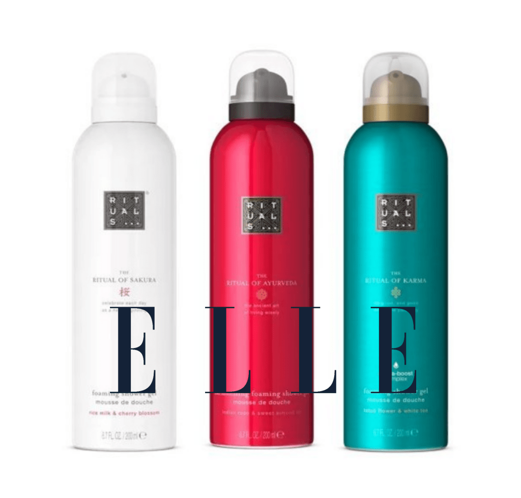 In Edicola il Nuovo Affare: Il Foaming Shower Gel Rituals Allegato a Elle