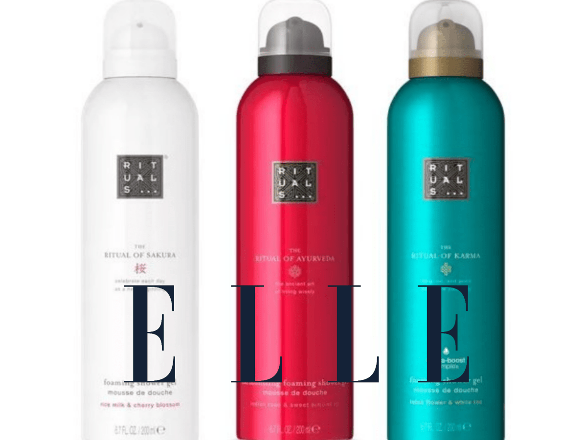 In Edicola il Nuovo Affare: Il Foaming Shower Gel Rituals Allegato a Elle