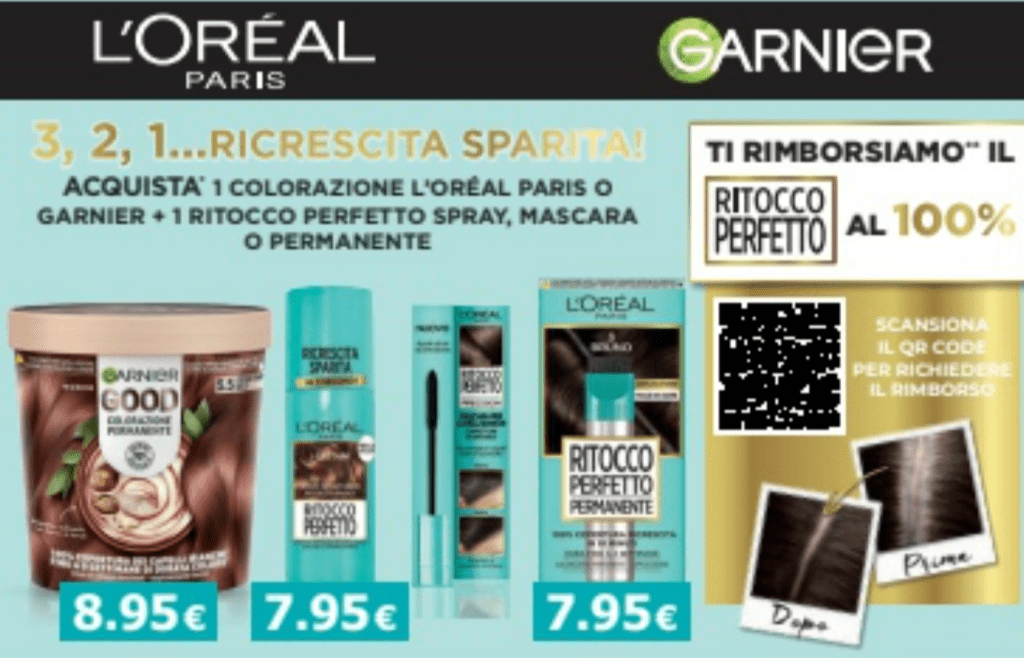 Cashback Ritocco Perfetto “Ricrescita sparita”