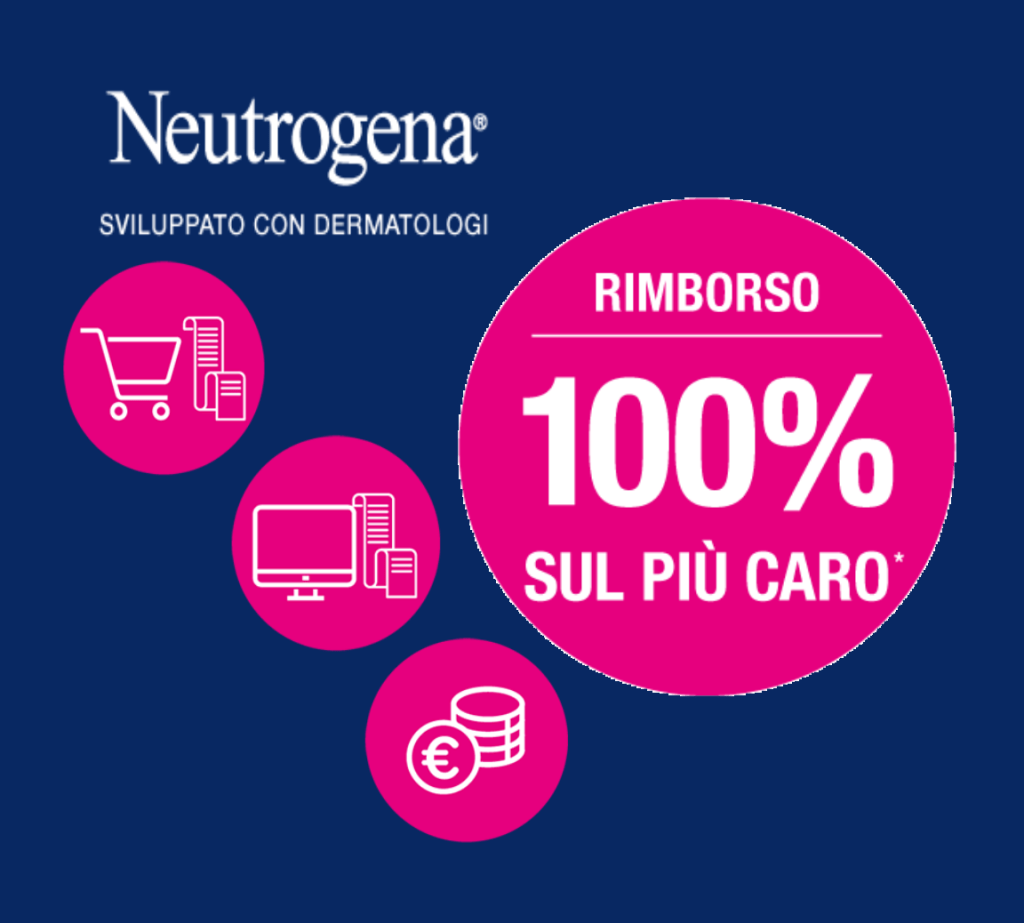 Cashback Neutrogena: Come ricevere il rimborso sul prodotto più caro
