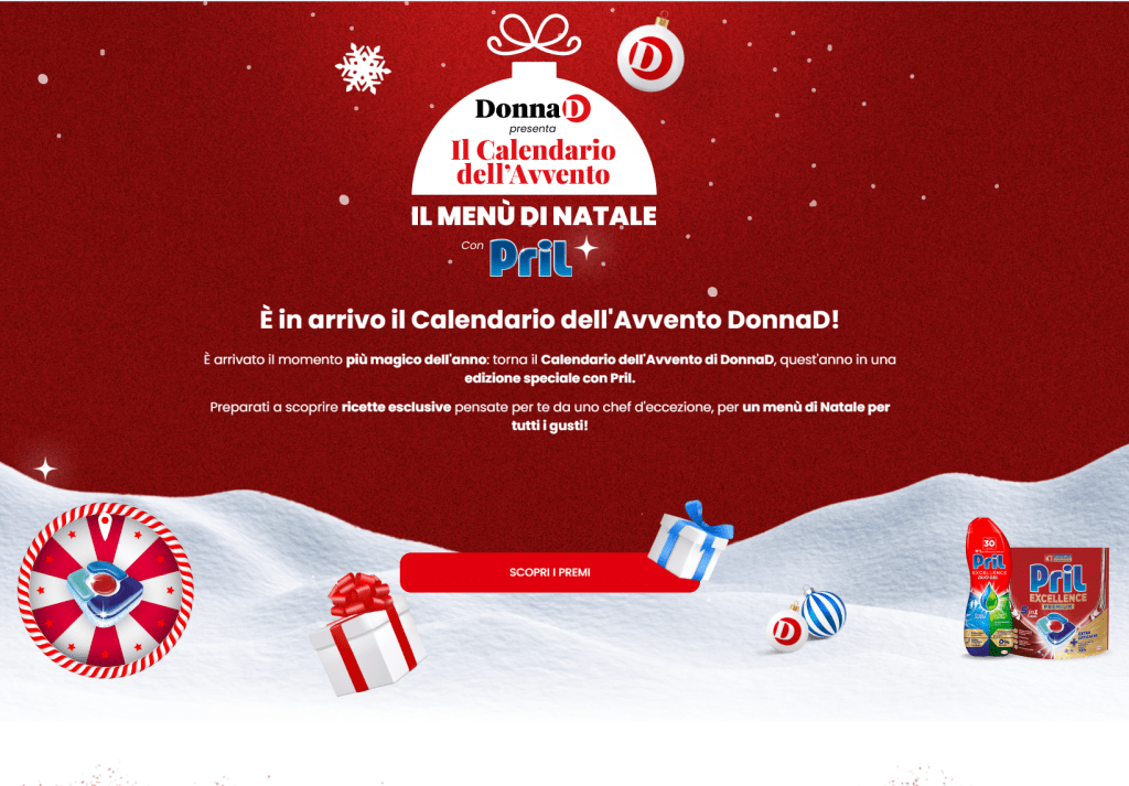 Anteprima del Calendario dell’Avvento DonnaD 2024 – Pril e tante sorprese natalizie!