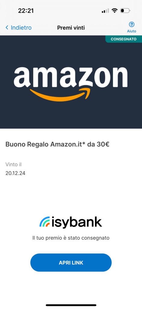Isybank ti regala un Buono Amazon da 30€: ecco come ottenerlo