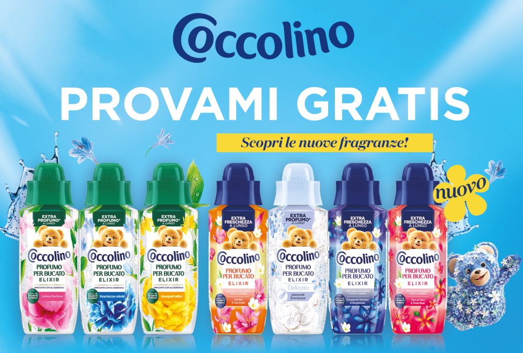 Provami Gratis “Coccolino Profumo per bucato” – Ottieni il 100% di Rimborso!