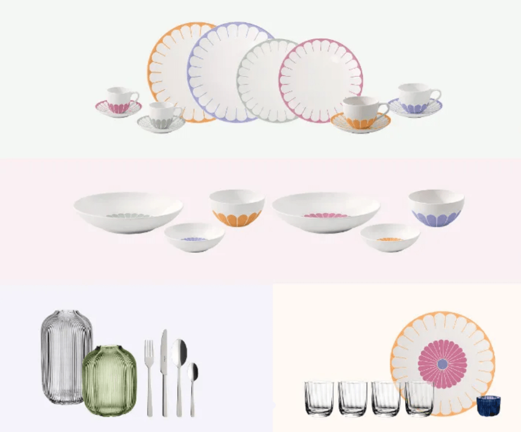 Vinci un Set da Tavola Villeroy & Boch “Fleur”