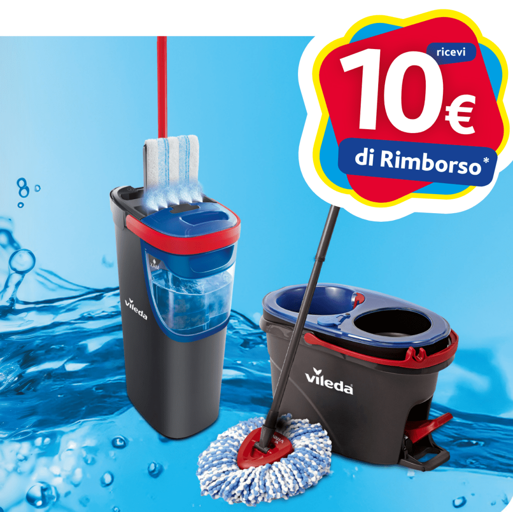 Cashback Vileda H2PrO: Ricevi 10€ Direttamente sul Tuo Conto!