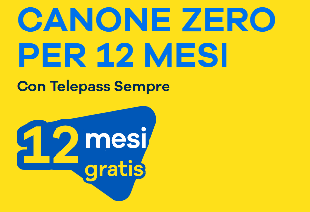 Grande Promo Telepass: 12 Mesi a Canone Zero 🎉