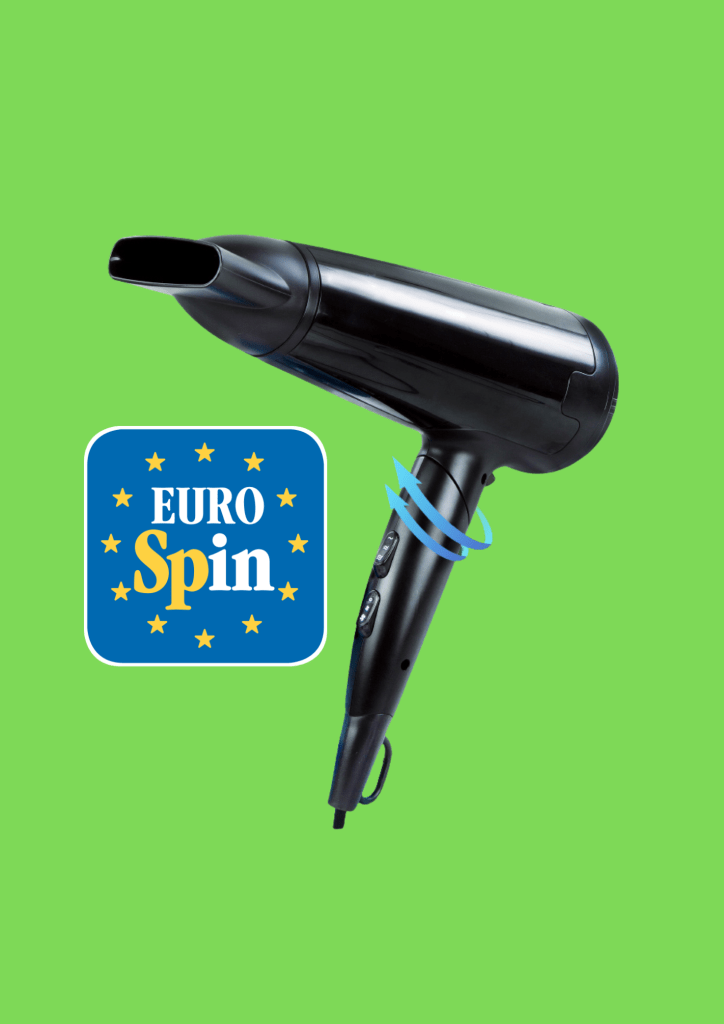 Asciugacapelli pieghevole a 1€ da Eurospin — Affare lampo! ⚡🛒