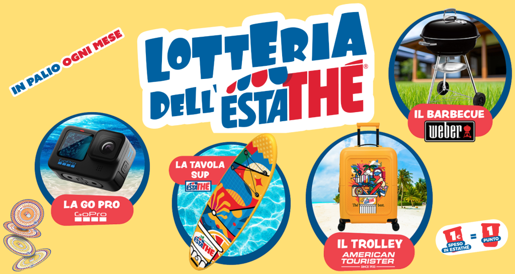 Lotteria Estathè 2025: Vinci fantastici premi con 5€ di spesa!