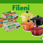 Vinci ogni giorno un set Le Creuset con le uova Fileni!