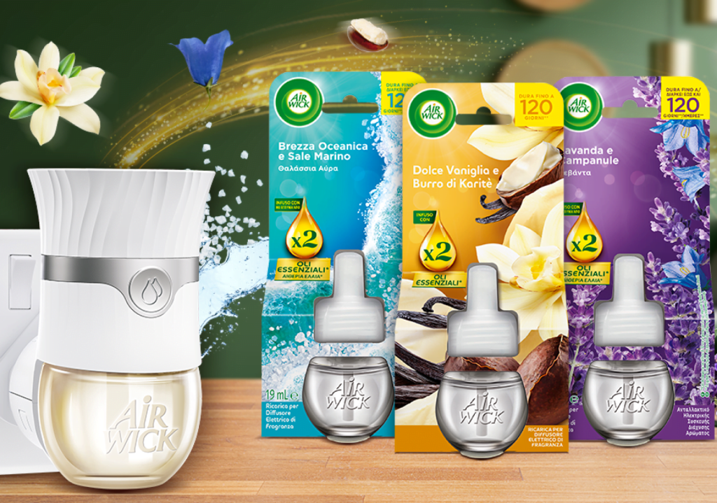 Diventa Tester Air Wick e Ricevi Gratis il Nuovo Diffusore Elettrico!