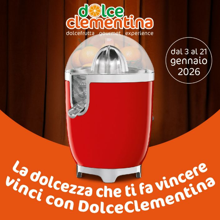 Prova a vincere uno spremiagrumi SMEG!