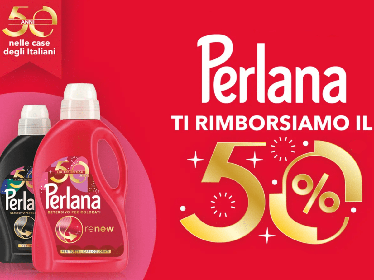 Cashback Perlana: ottieni il 50% di rimborso!